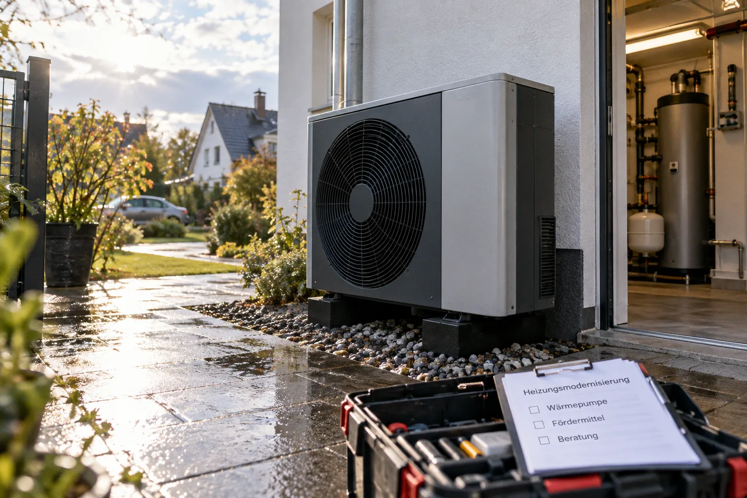 Heizkeller der Zukunft: So gelingt die Wärmepumpen-Modernisierung im Bestand