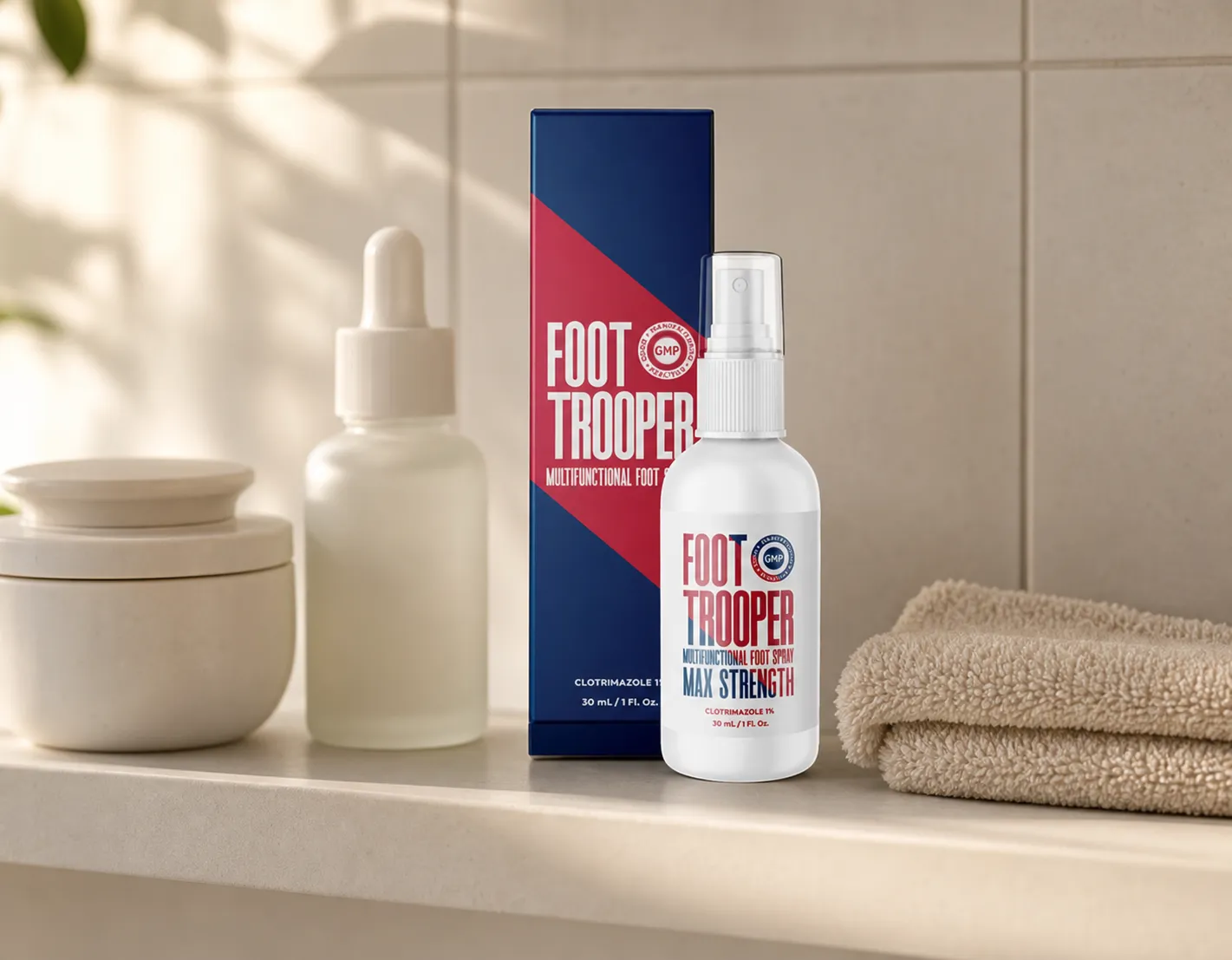 Foot Trooper-fungus remedy — Verpackung im Alltag