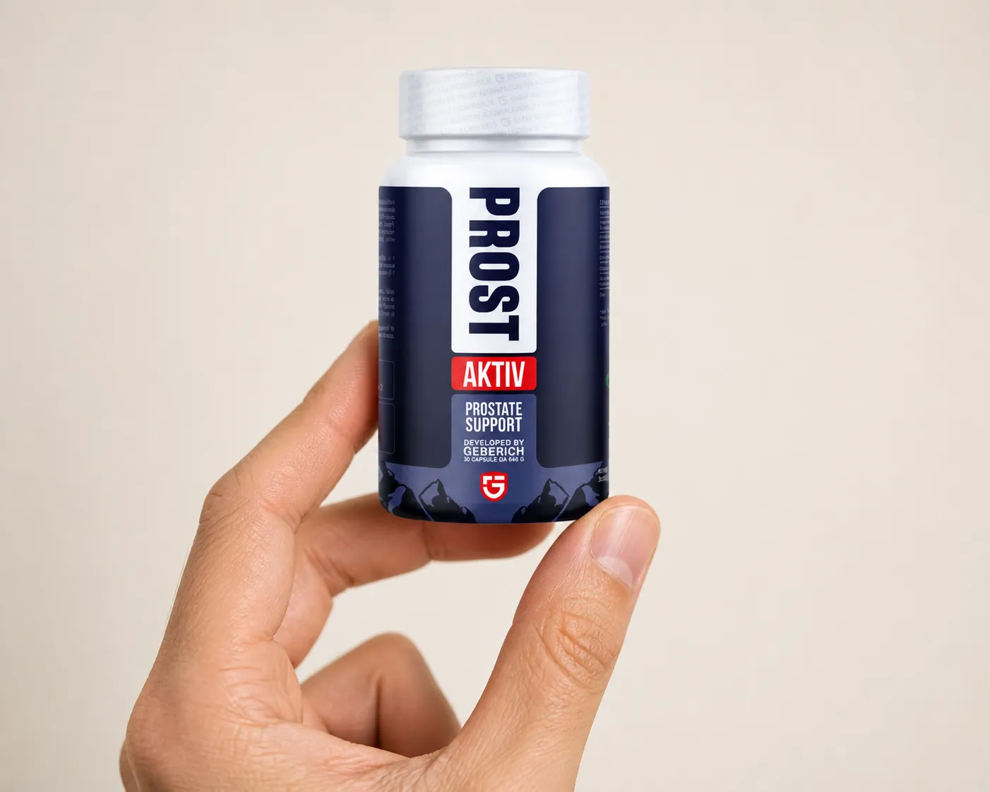 ProstAktiv — Verpackung in der Hand
