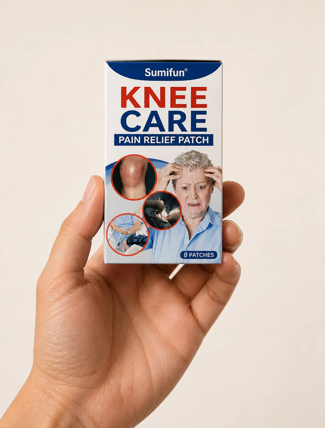 Flexosamine — Verpackung in der Hand