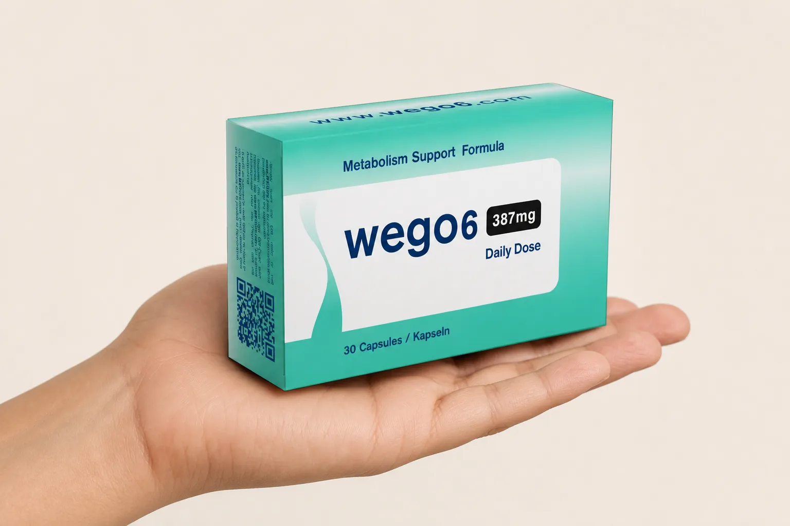 WEGO6 — Verpackung in der Hand
