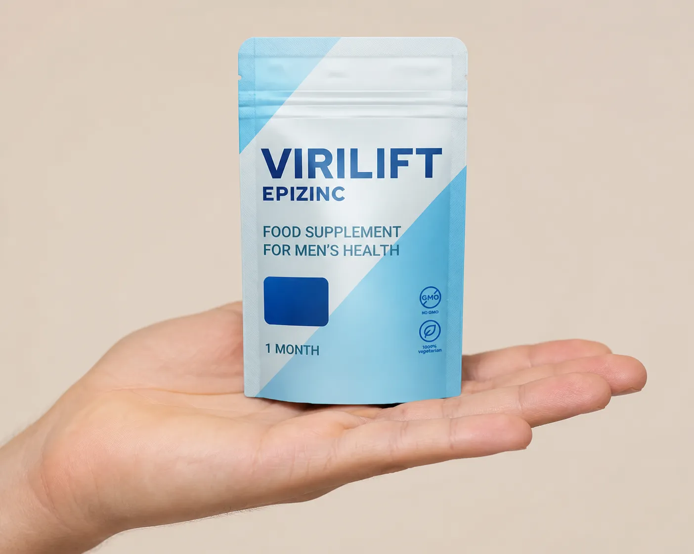 Virilift capsules for prostatitis — Verpackung in der Hand