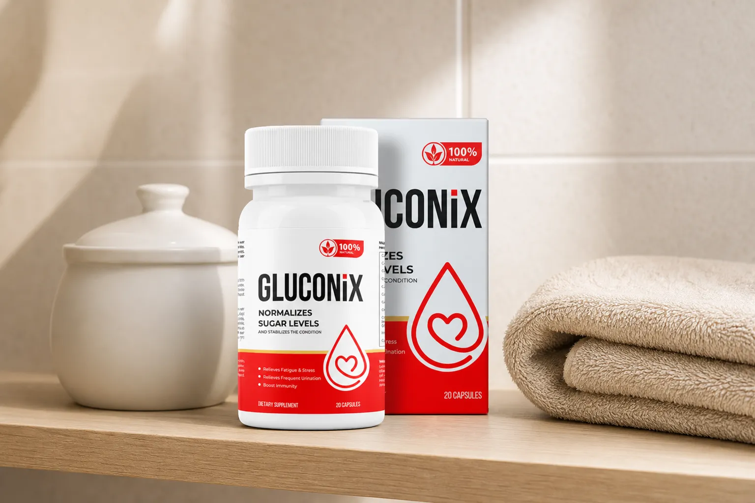Gluconix — Verpackung im Alltag