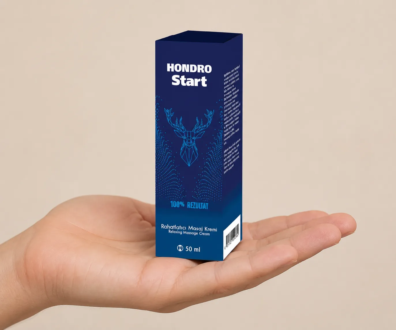 Chondrostart — Verpackung in der Hand