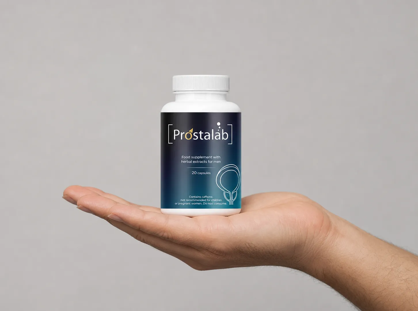 Prostalab — Verpackung in der Hand