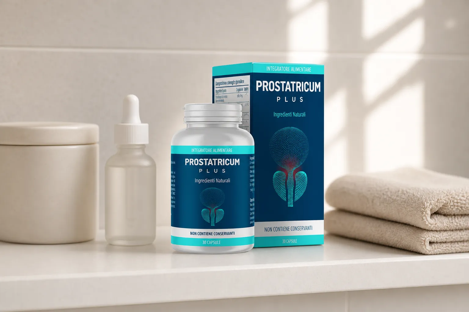 Prostatricum PLUS — Verpackung im Alltag