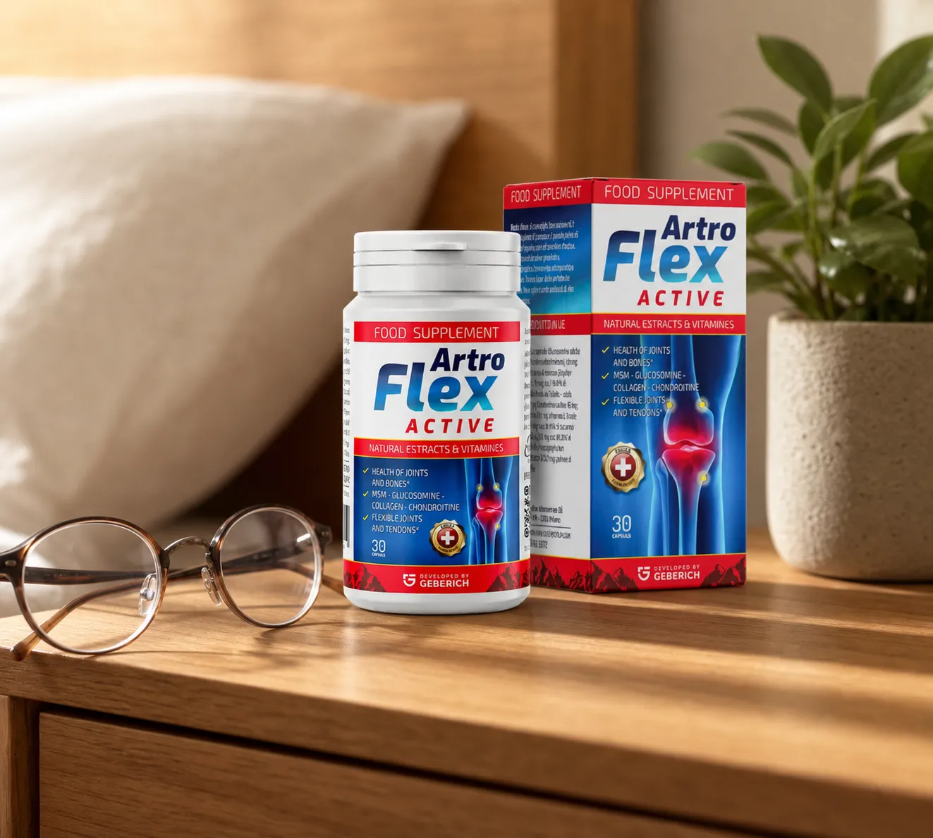 Artroflex Active — Verpackung im Alltag