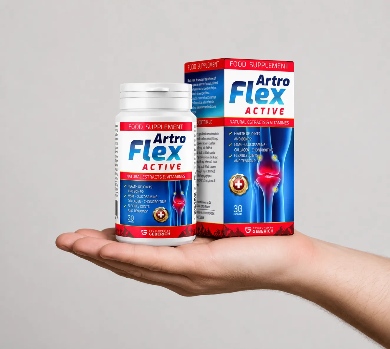 Artroflex Active — Verpackung in der Hand