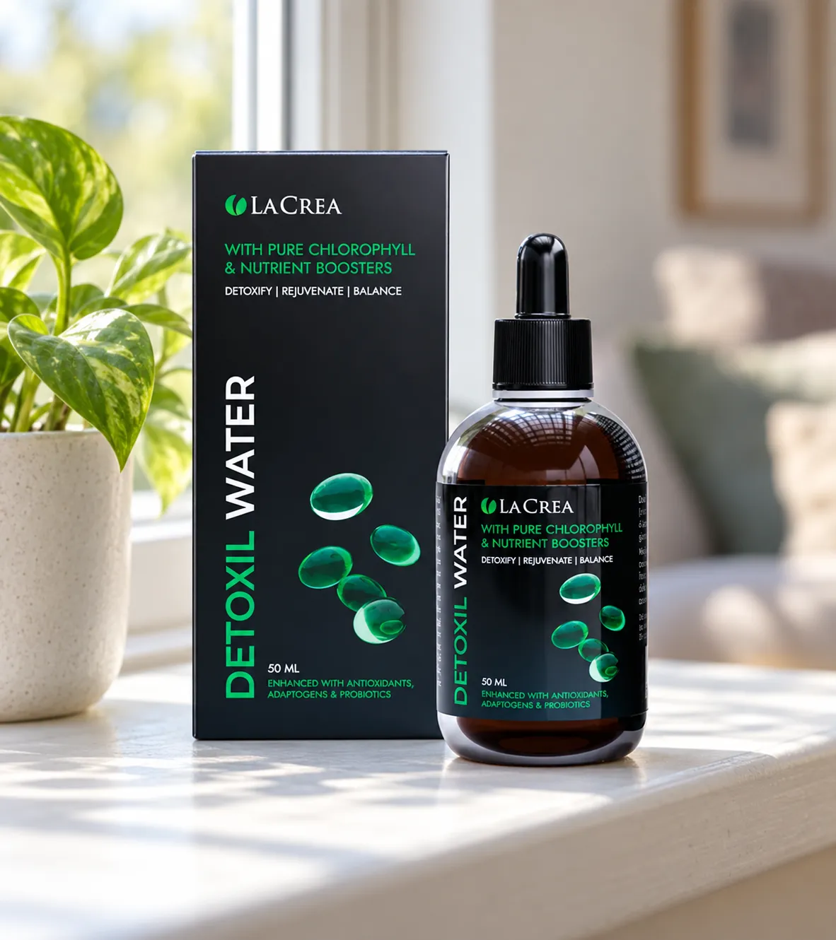 Detoxil Water Parasites — Verpackung im Alltag