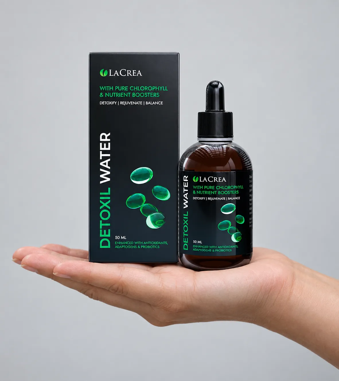 Detoxil Water Parasites — Verpackung in der Hand