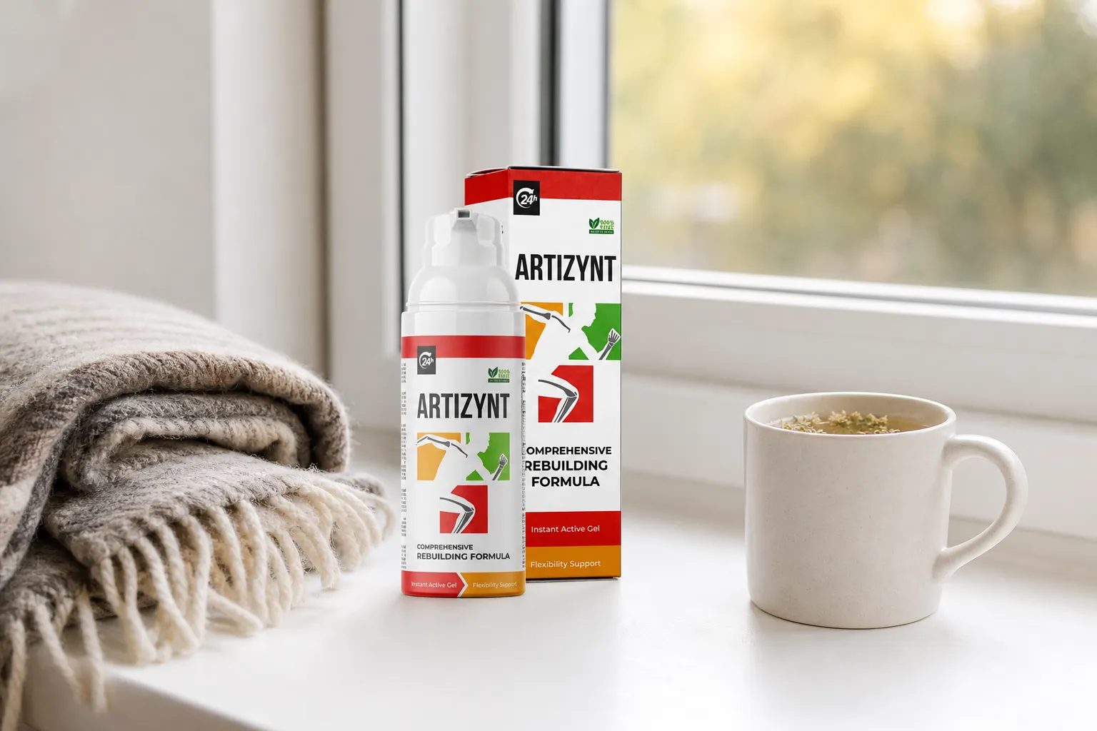 ArtiZynt Gel — Verpackung im Alltag