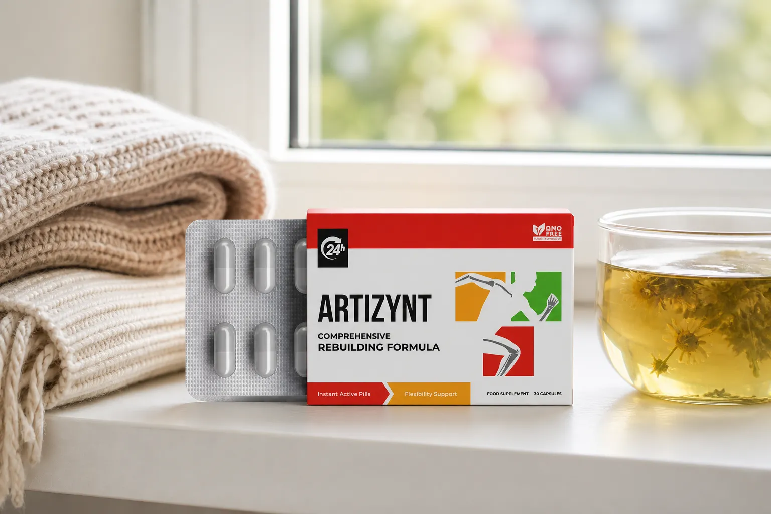 ArtiZynt Capsules — Verpackung im Alltag