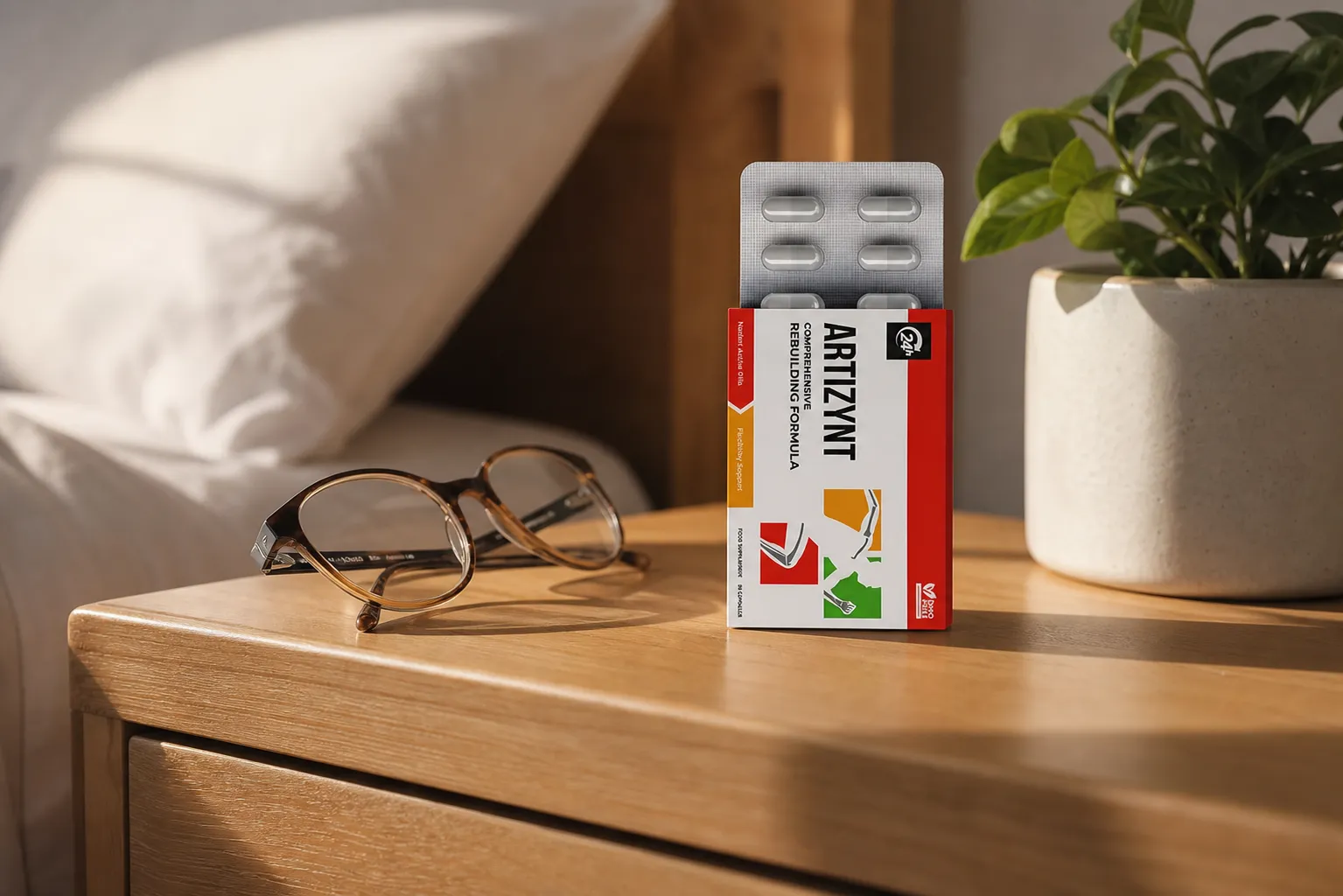 ArtiZynt Capsules Full price + — Verpackung im Alltag