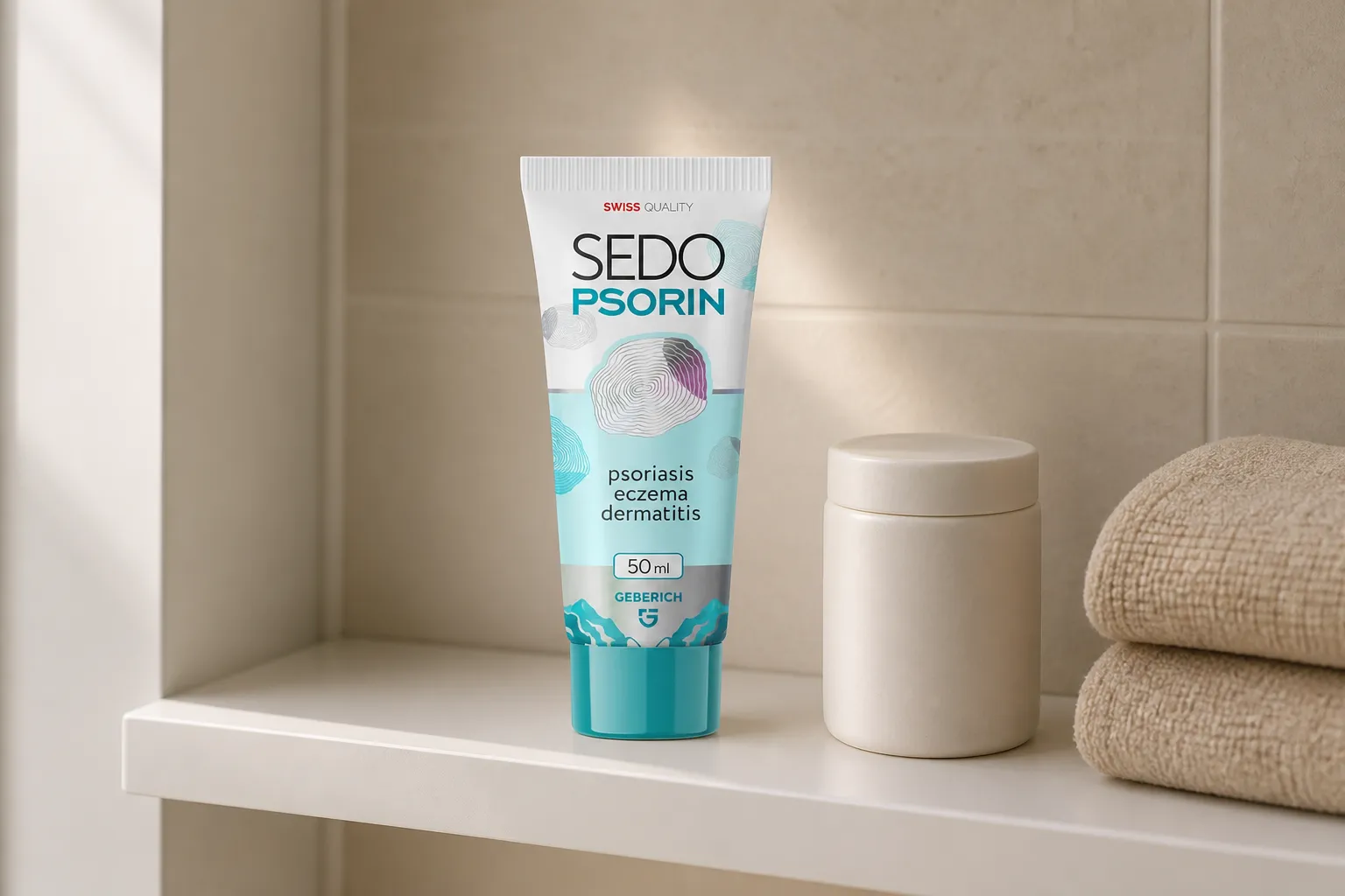 Sedopsorin — Verpackung im Alltag