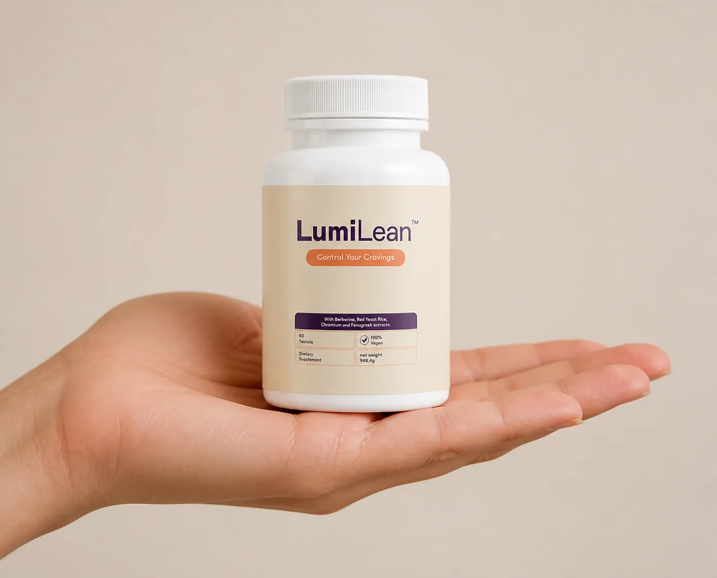 LUMILEAN — Verpackung in der Hand