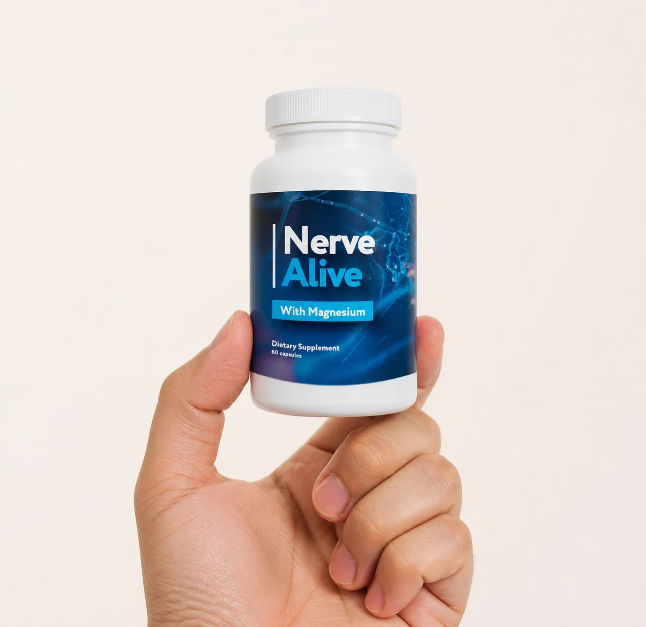 NerveAlive — Verpackung in der Hand