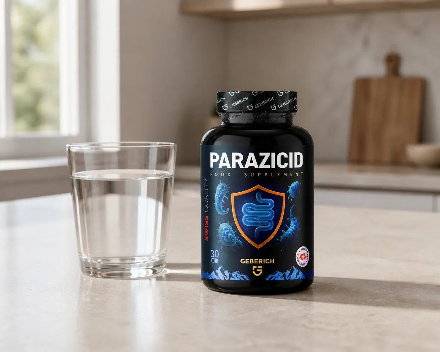 Parazicid — Verpackung im Alltag
