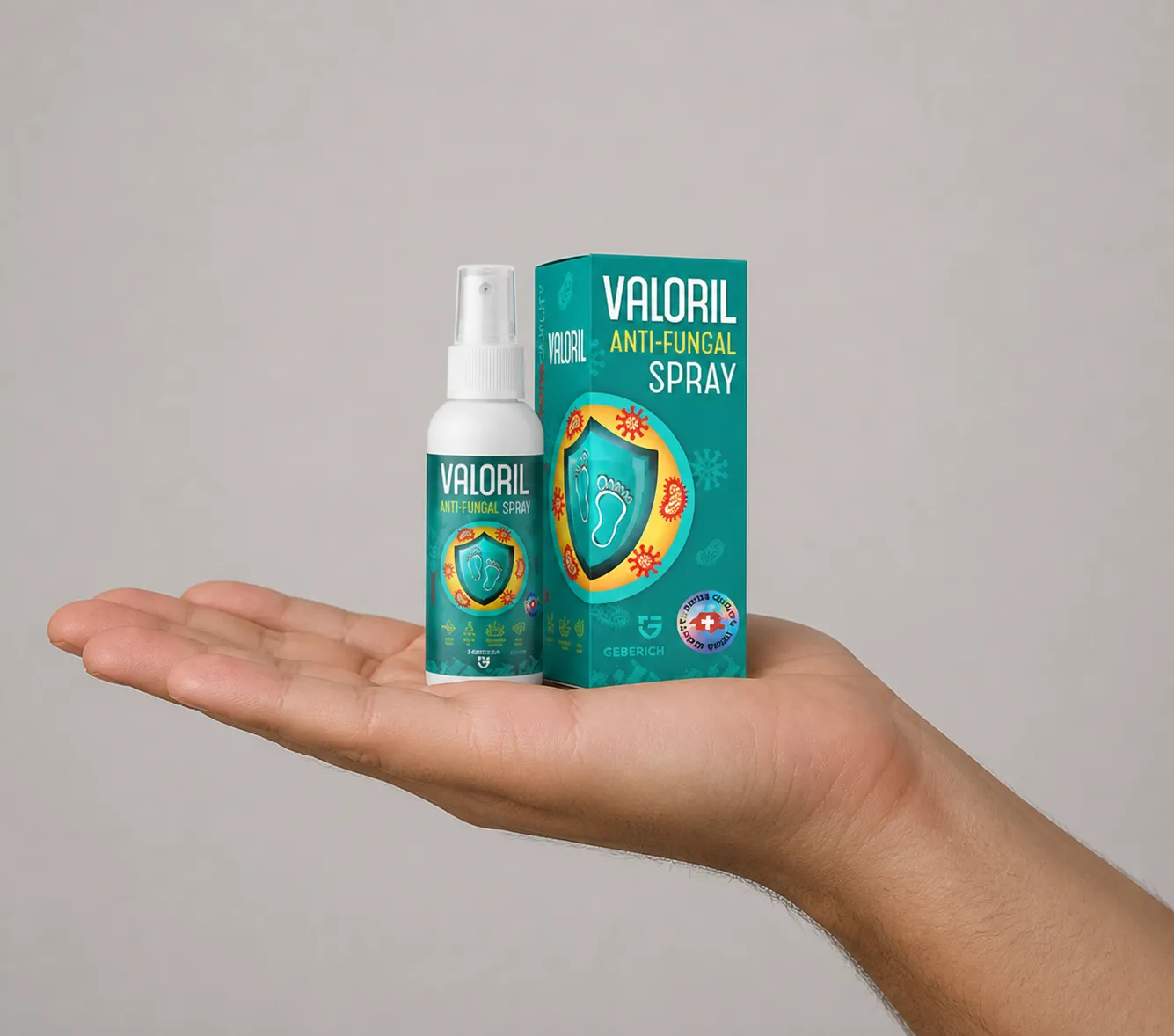 VALORIL — Verpackung in der Hand