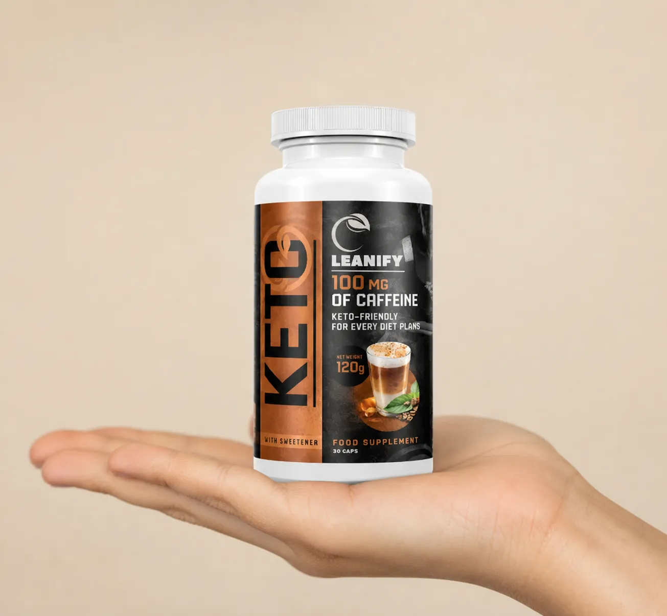 Leanify Keto — Verpackung in der Hand