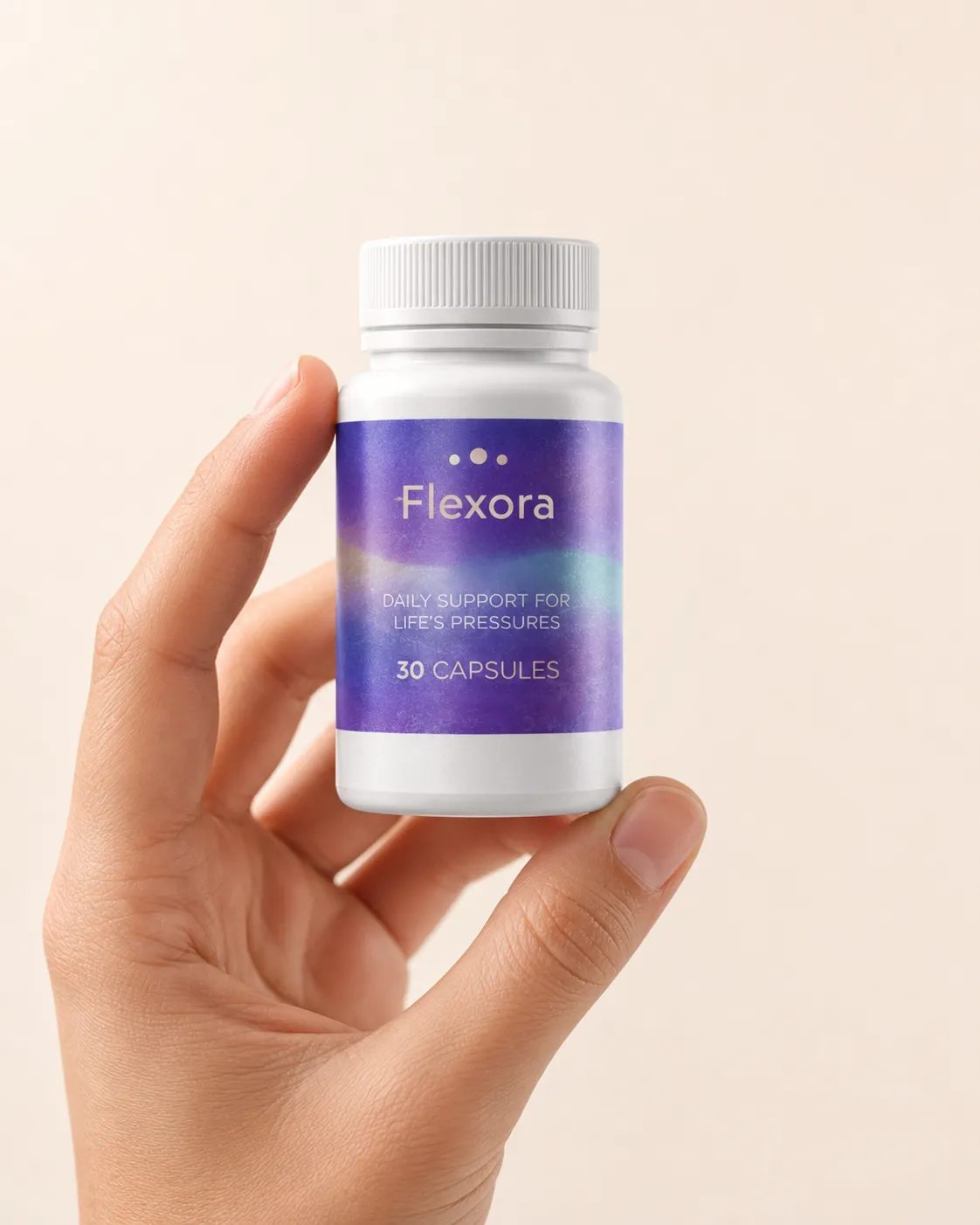 Flexora — Verpackung in der Hand