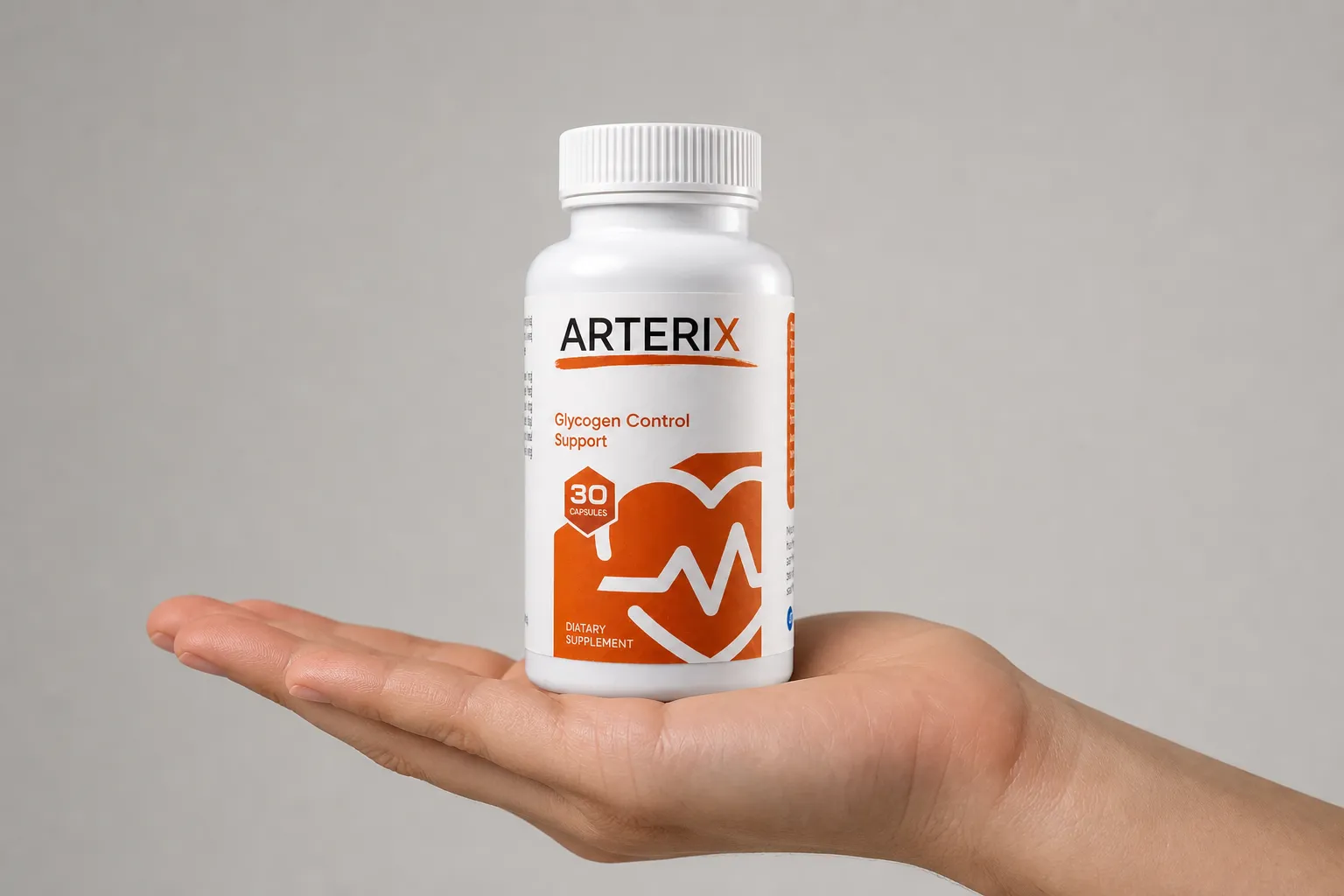 Arterix — Verpackung in der Hand