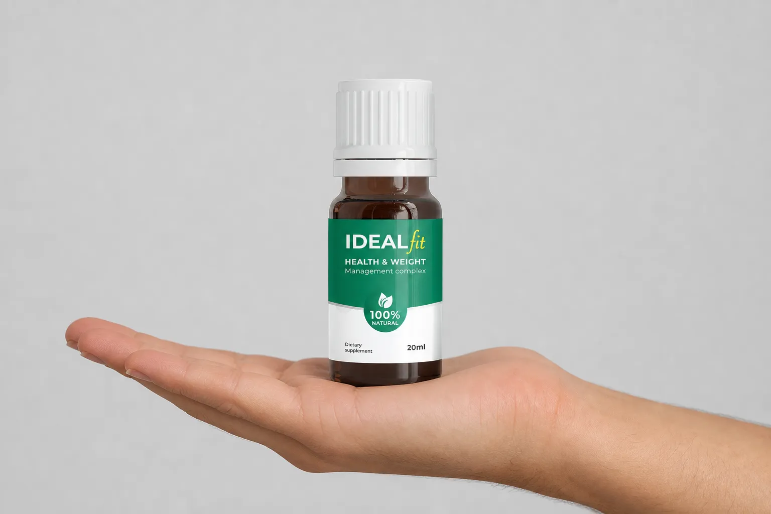 IdealFit full price + — Verpackung in der Hand