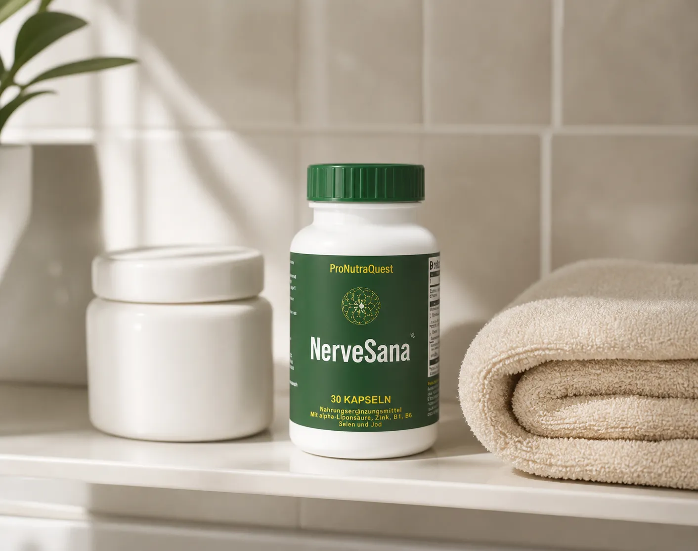 NerveSana — Verpackung im Alltag