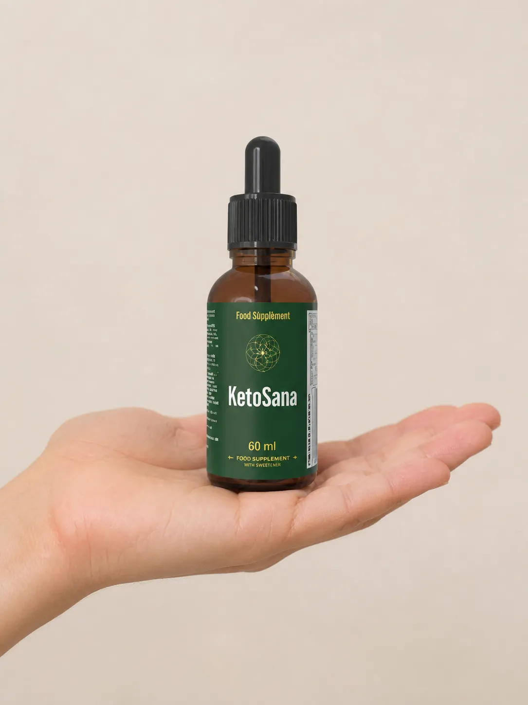 KetoSana — Verpackung in der Hand
