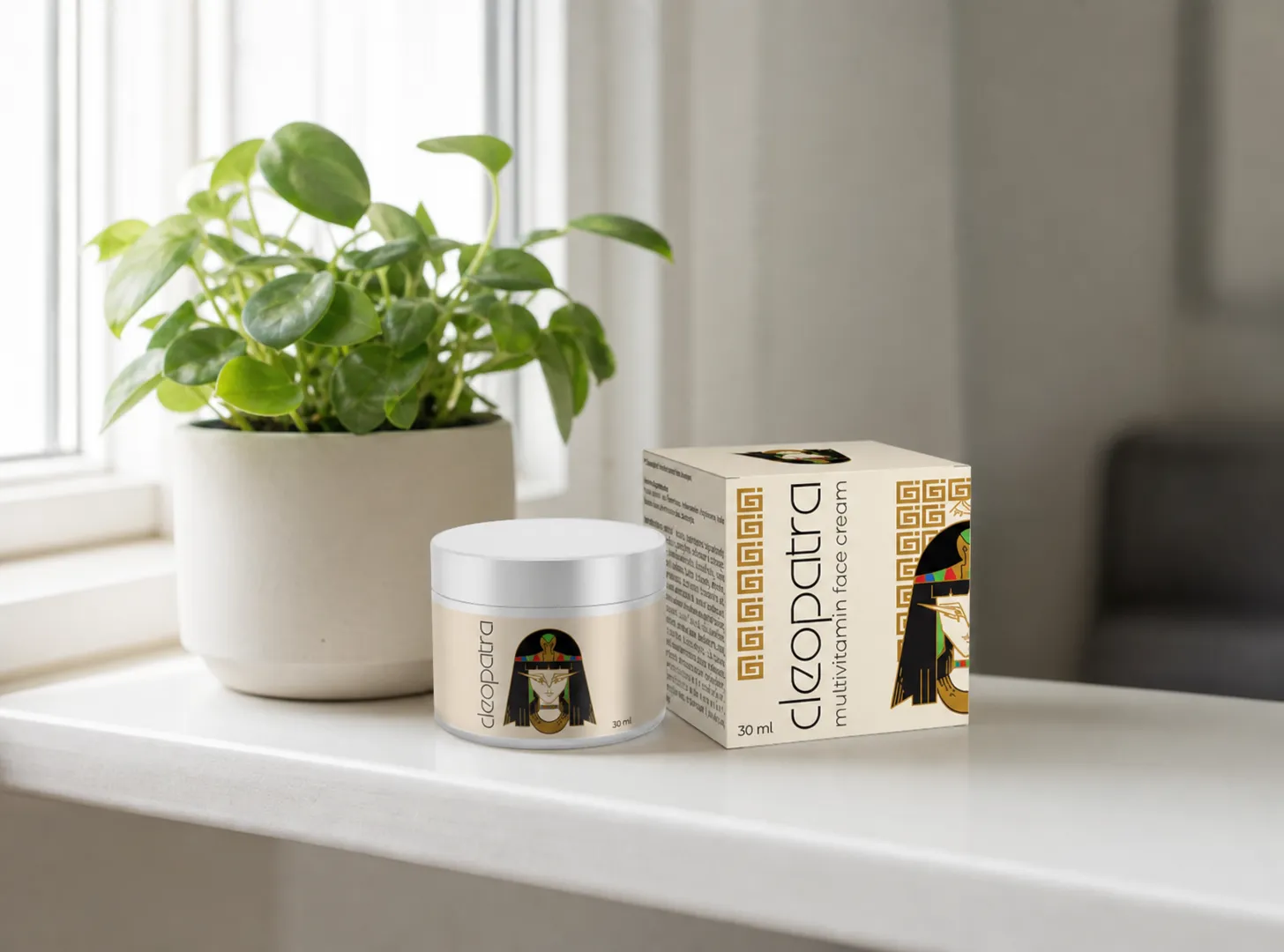 Cleopatra cream lp — Verpackung im Alltag