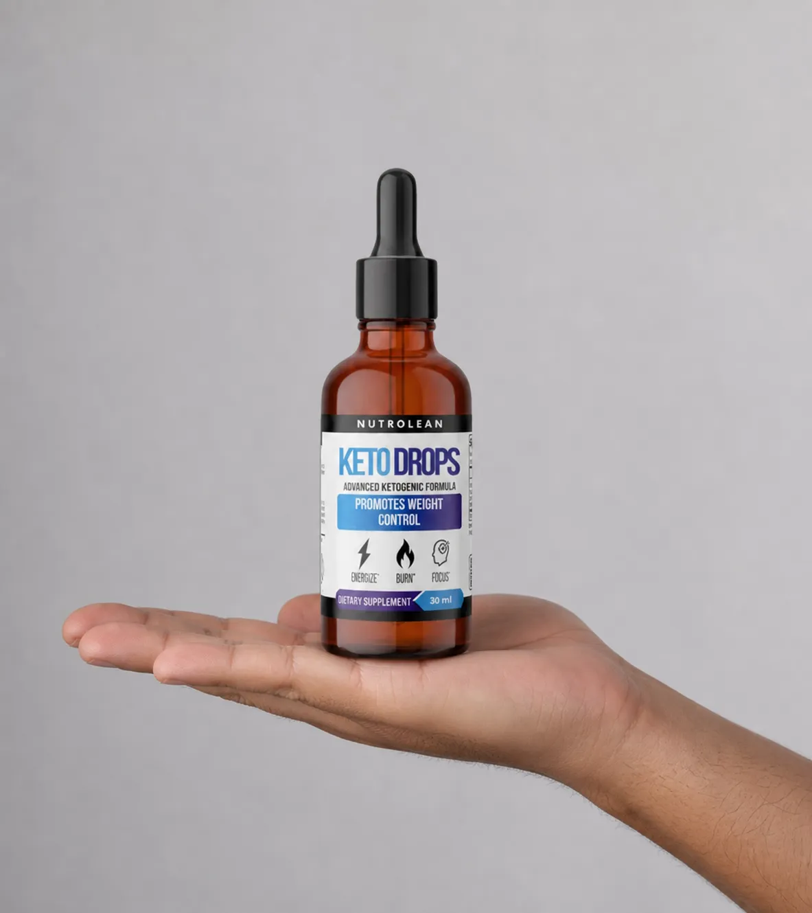 Nutrolean — Verpackung in der Hand