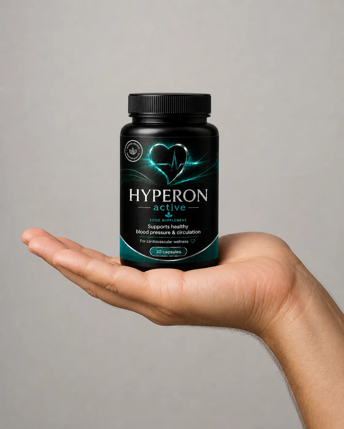 Hyperon — Verpackung in der Hand