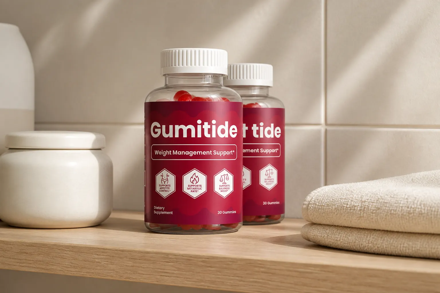 Gumitide — Verpackung im Alltag