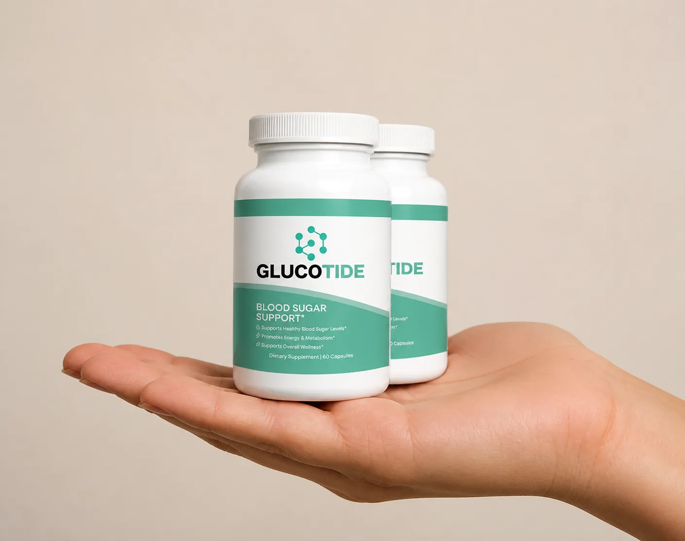 Glucotide — Verpackung in der Hand
