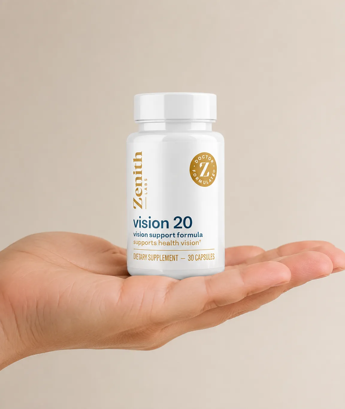Vision 20 — Verpackung in der Hand