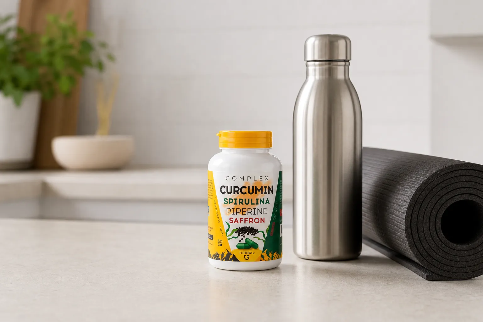 Curcuma Complex — Verpackung im Alltag