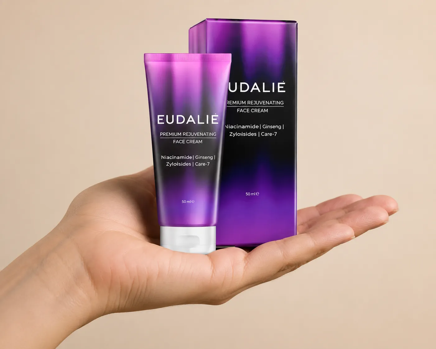Eudalie — Verpackung in der Hand