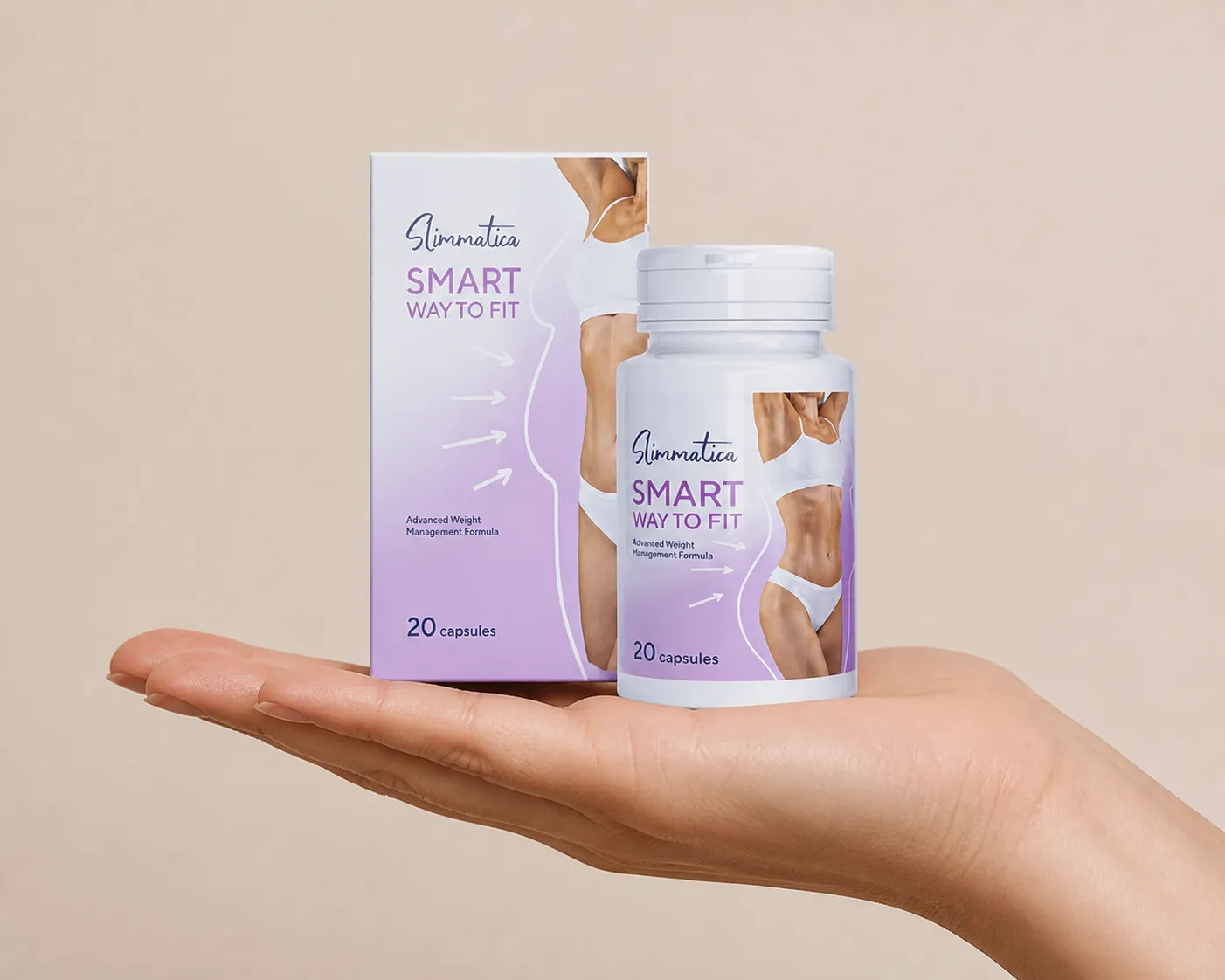 Slimmatica — Verpackung in der Hand