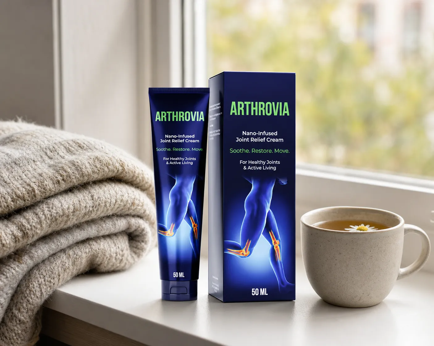 Arthrovia — Verpackung im Alltag