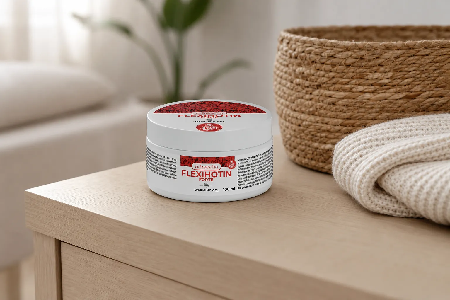 Flexihotin Forte — Verpackung im Alltag