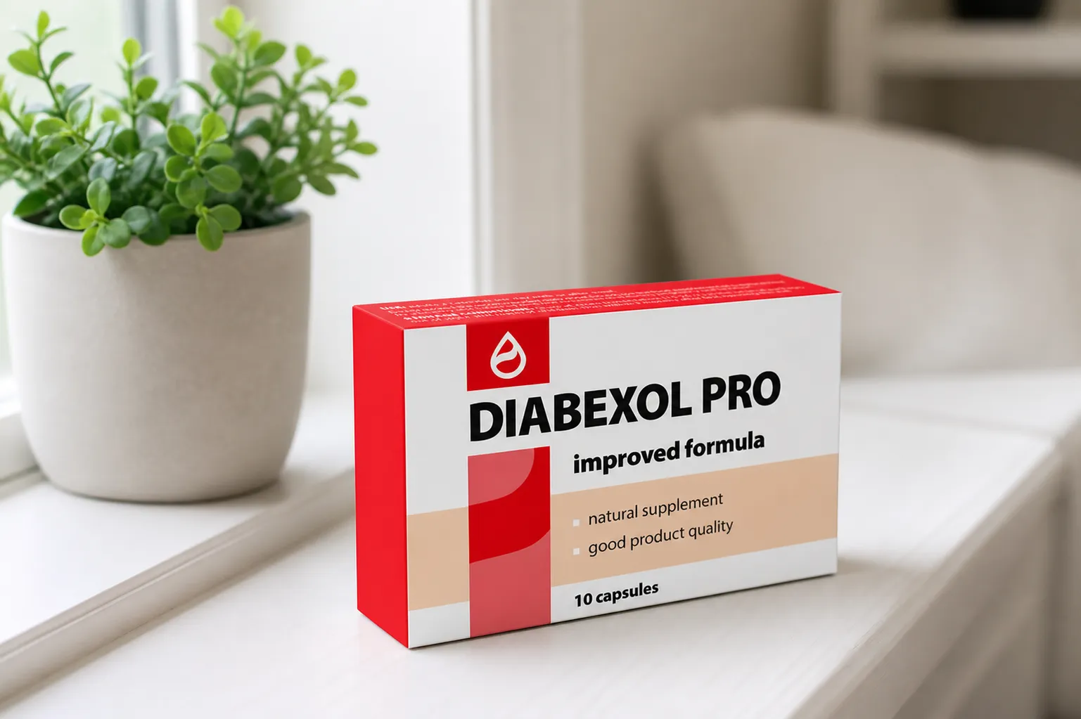 Diabexol Pro — Verpackung im Alltag
