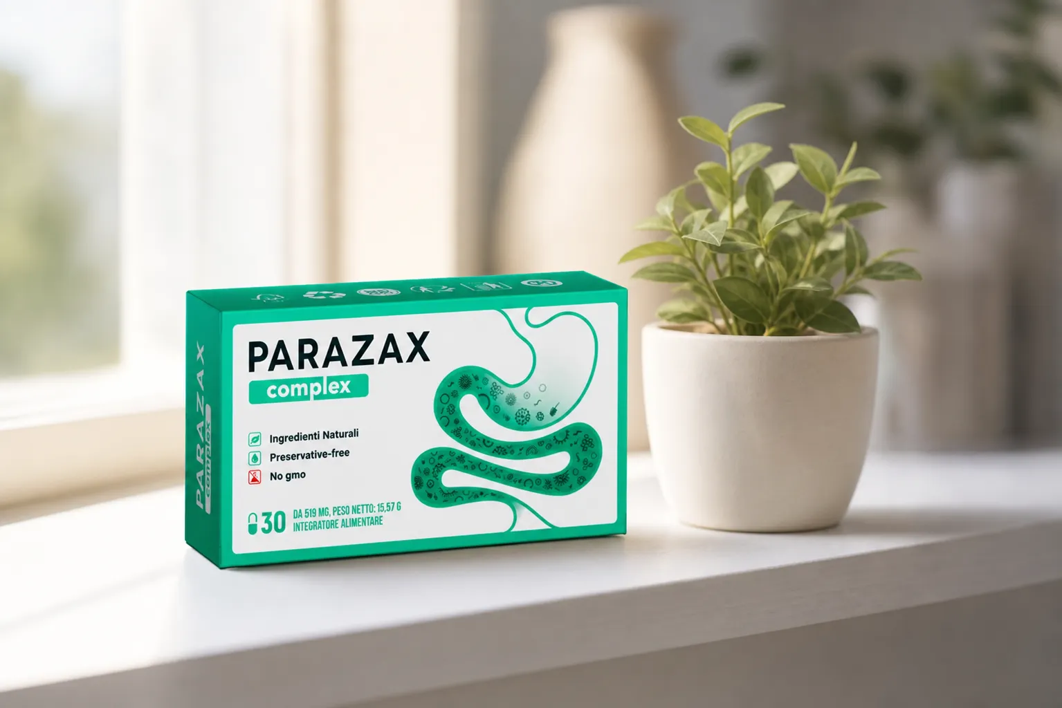 Parazax — Verpackung im Alltag