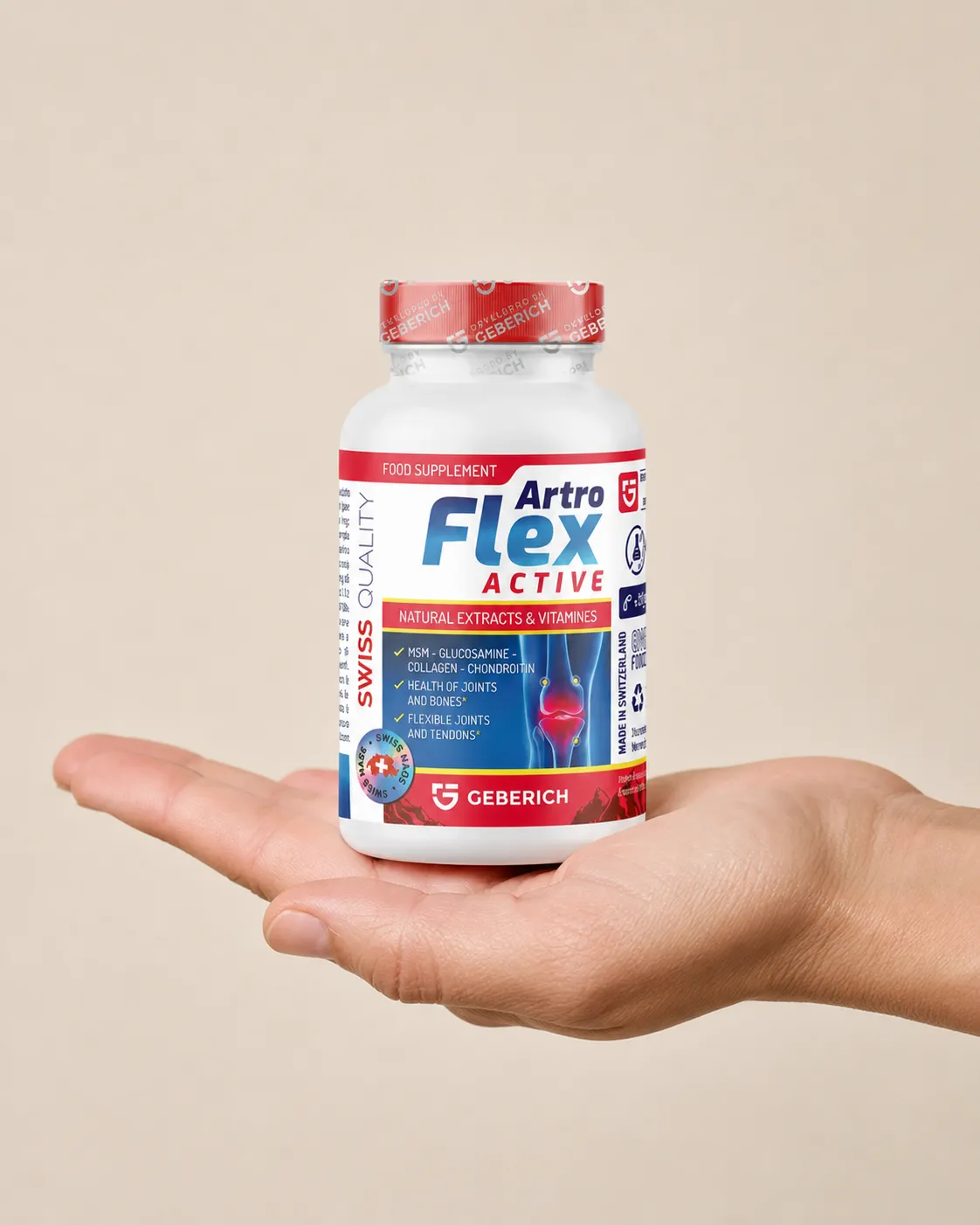 Artroflex — Verpackung in der Hand