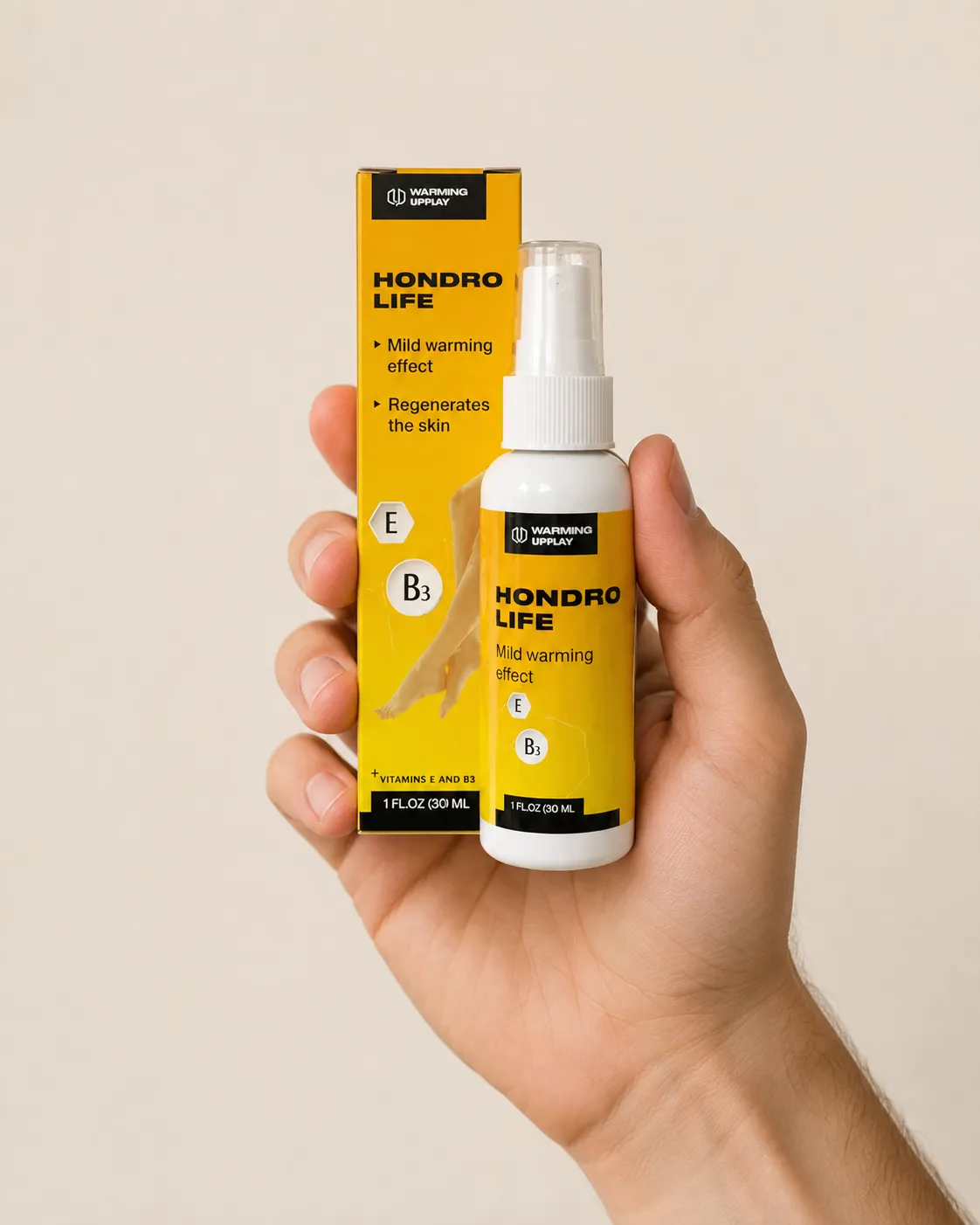 HONDROLIFE — Verpackung in der Hand